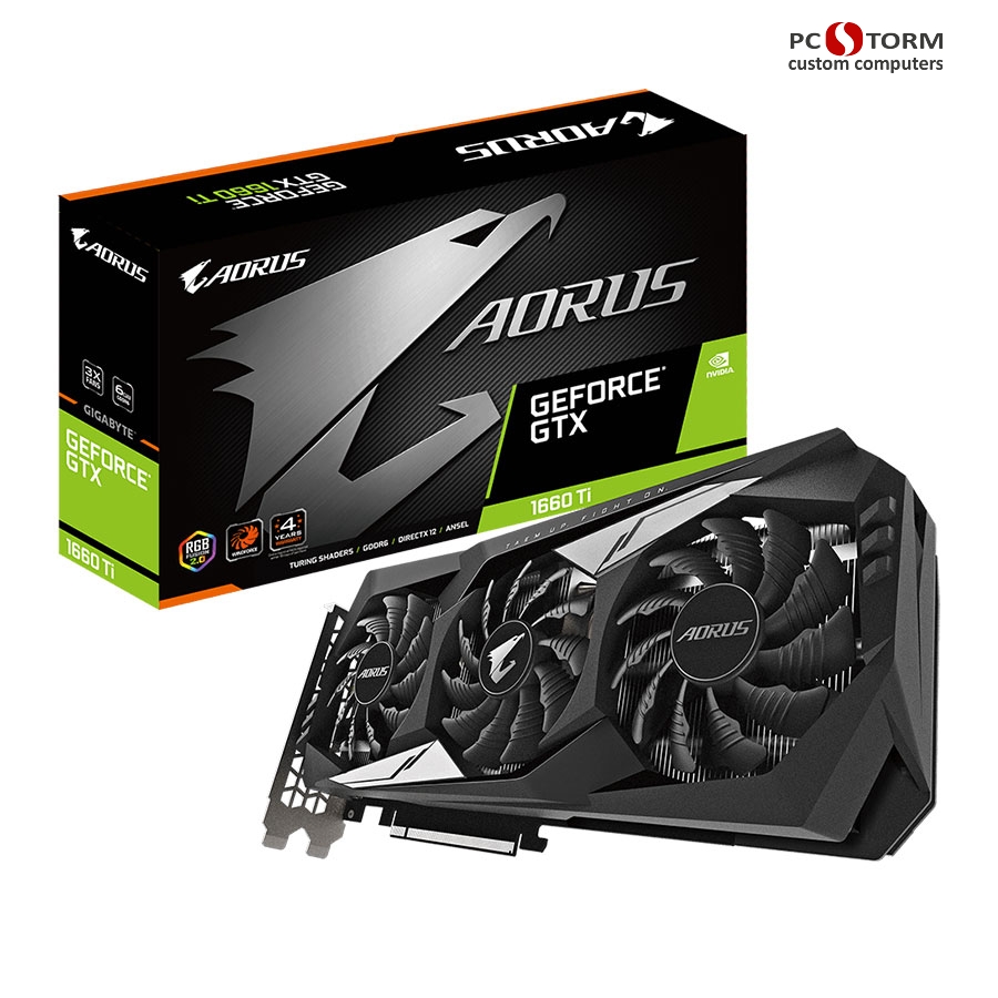 کارت گرافیک گیگابایت AORUS GeForce GTX 1660 Ti 6G