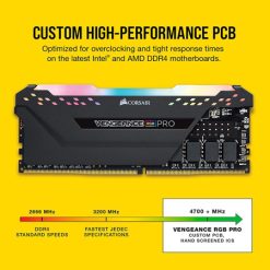 رم کورسیر VENGEANCE 32GB (2x16GB) DDR4 3600MHz C18
